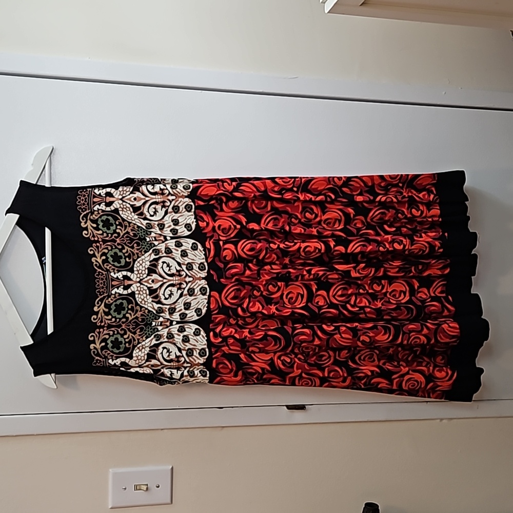 2/$35 Akkriti Fit and Flare Armhole Dress Size Medium